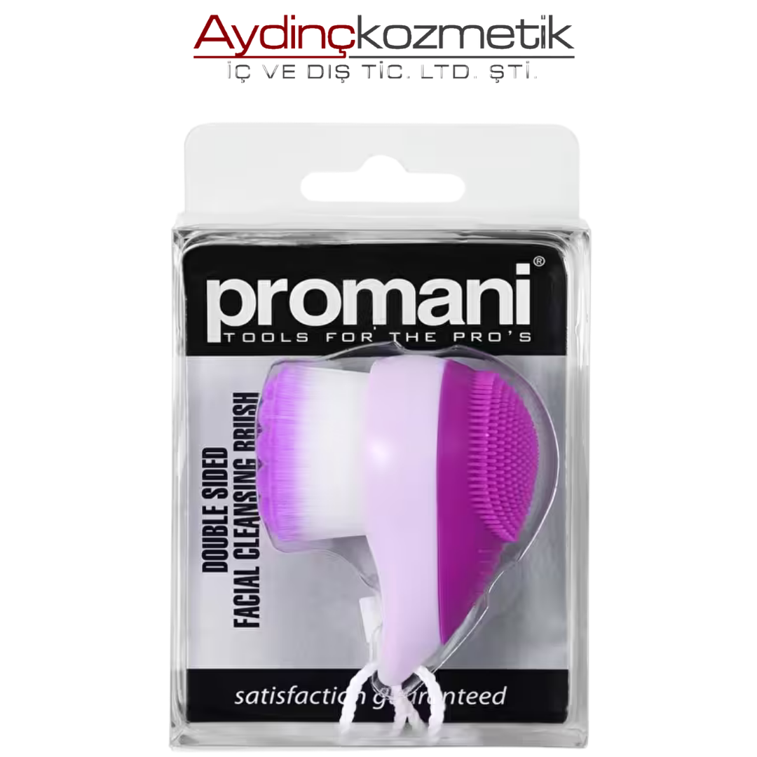 Promani Çift Taraflı Arındırıcı Yüz Temizleme ve Masaj Fırçası PR-951