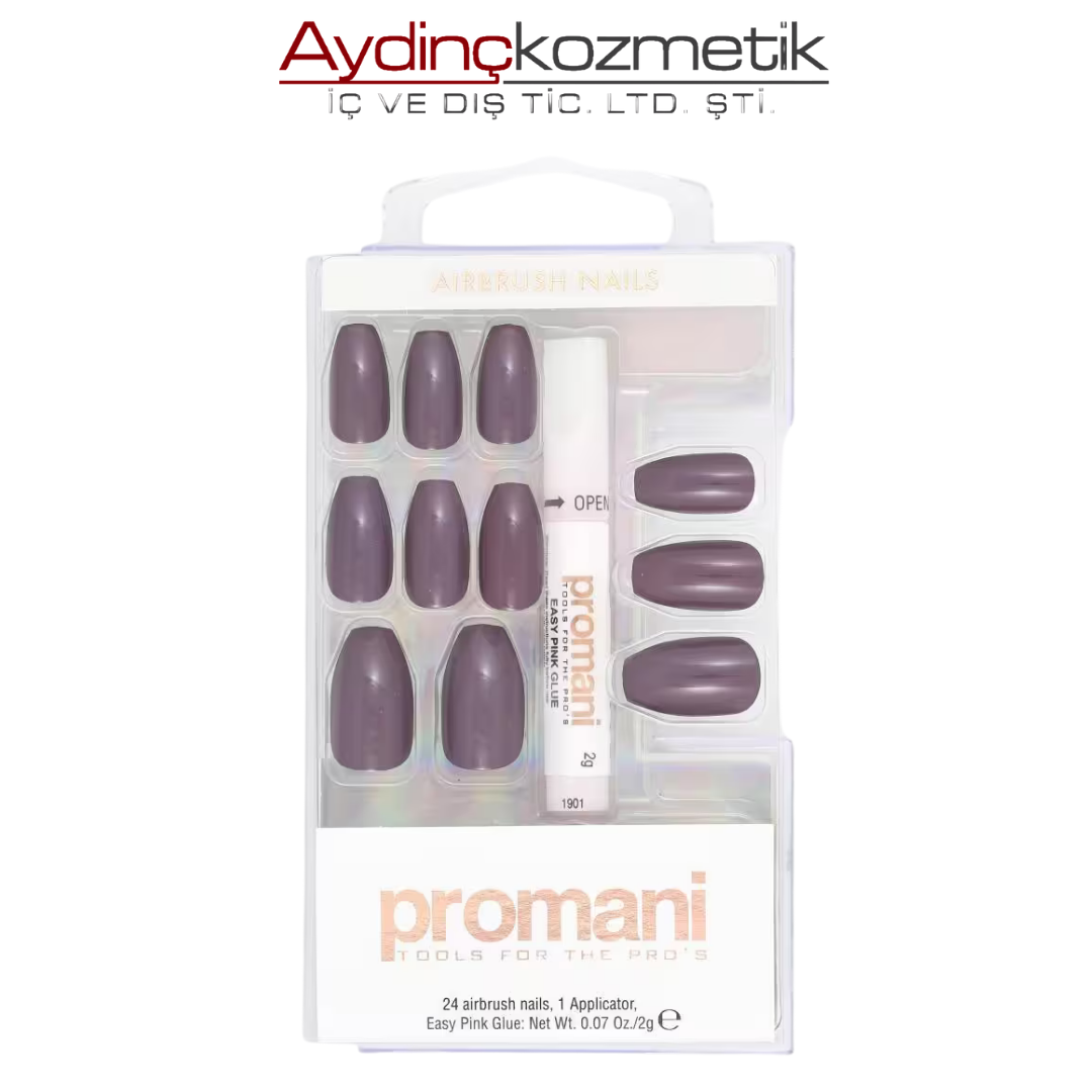 Promani Mürdüm Takma Tırnak Seti PR-5659
