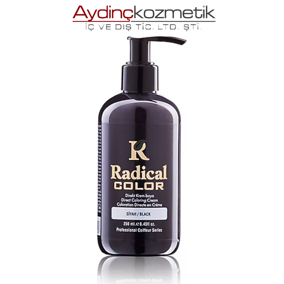 Radical Color Su Bazlı Saç Boyası 250 ml Siyah