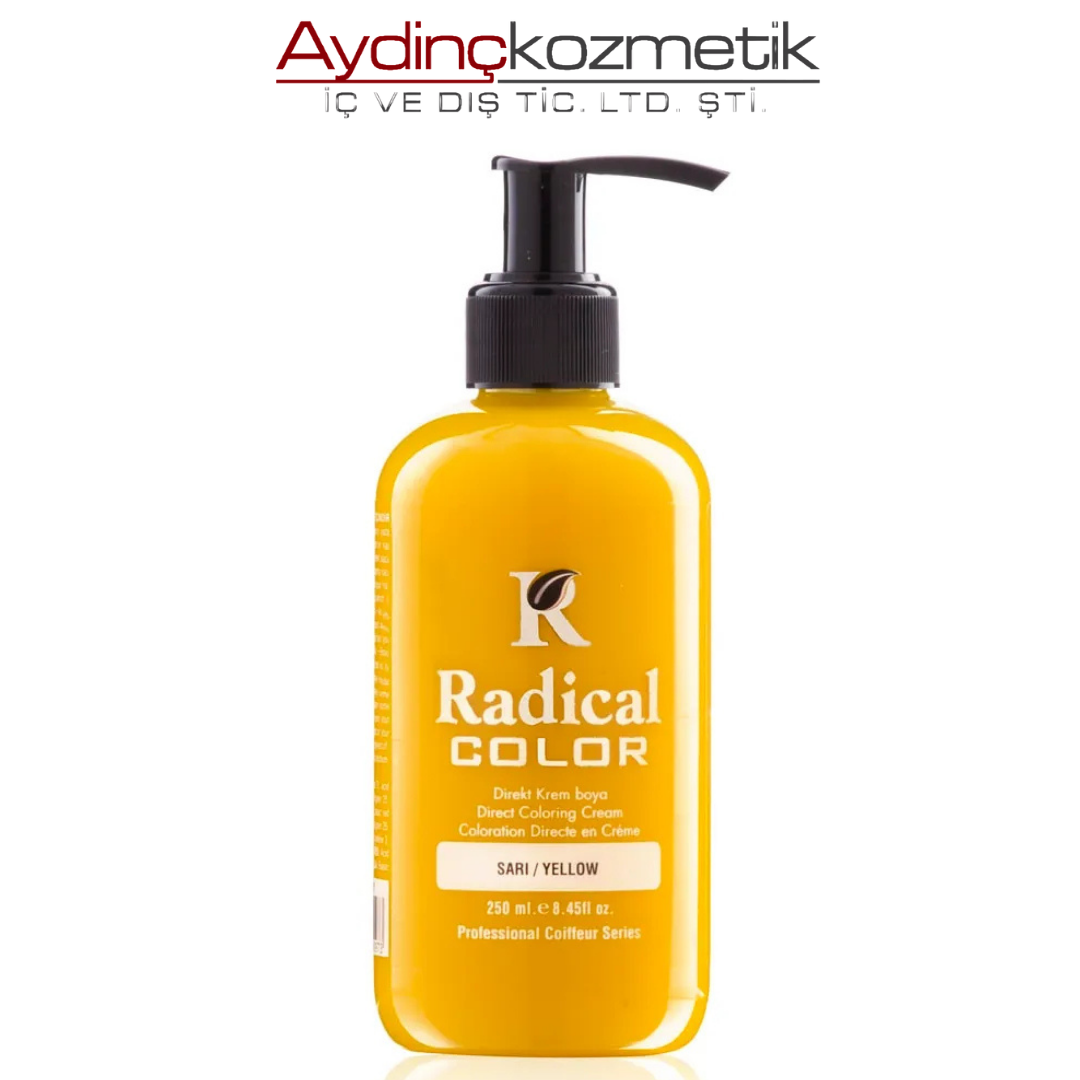 Radical Color Su Bazlı Saç Boyası 250 Ml Sarı