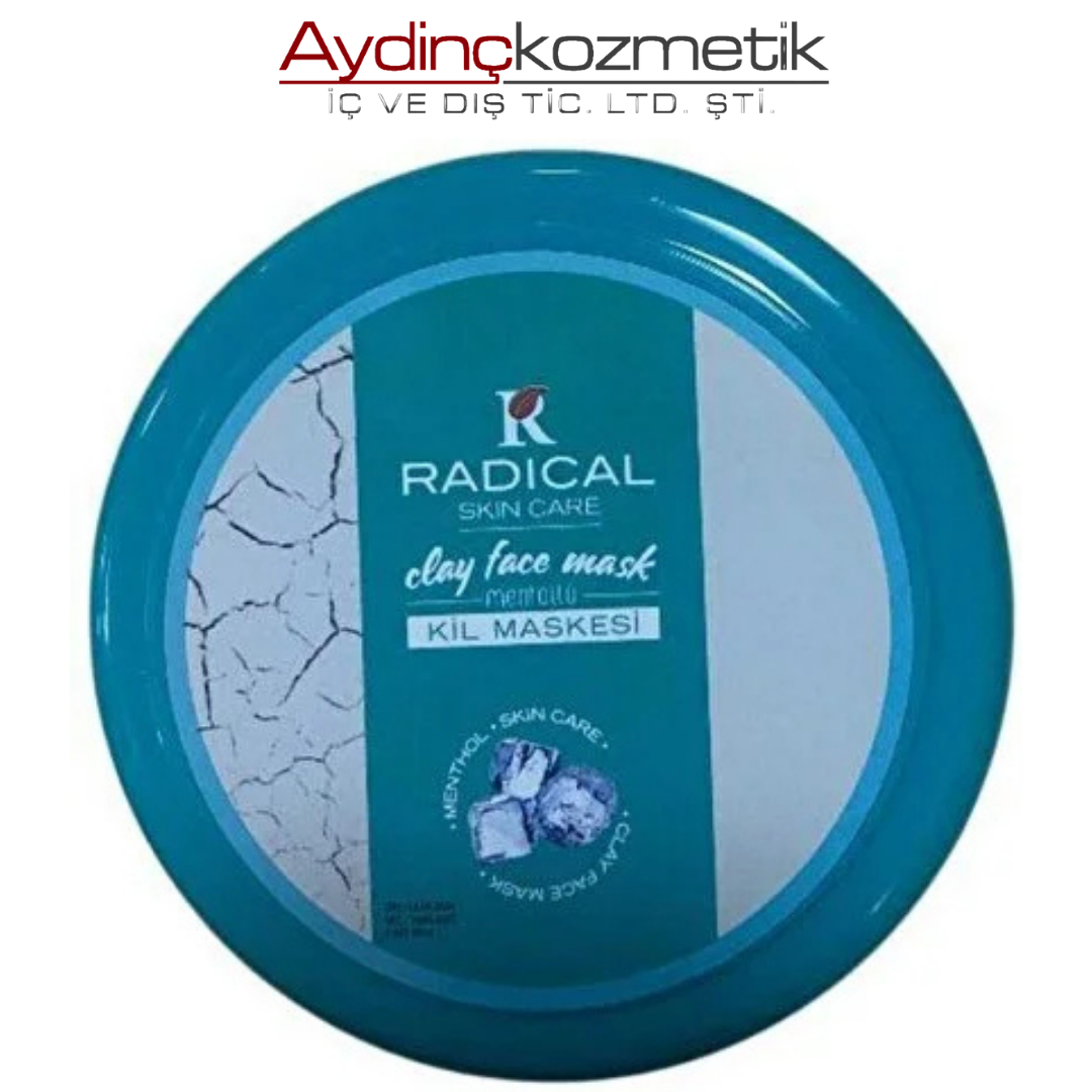 Radıcal Kil Yüz Maskesi 400Gr Mentollü