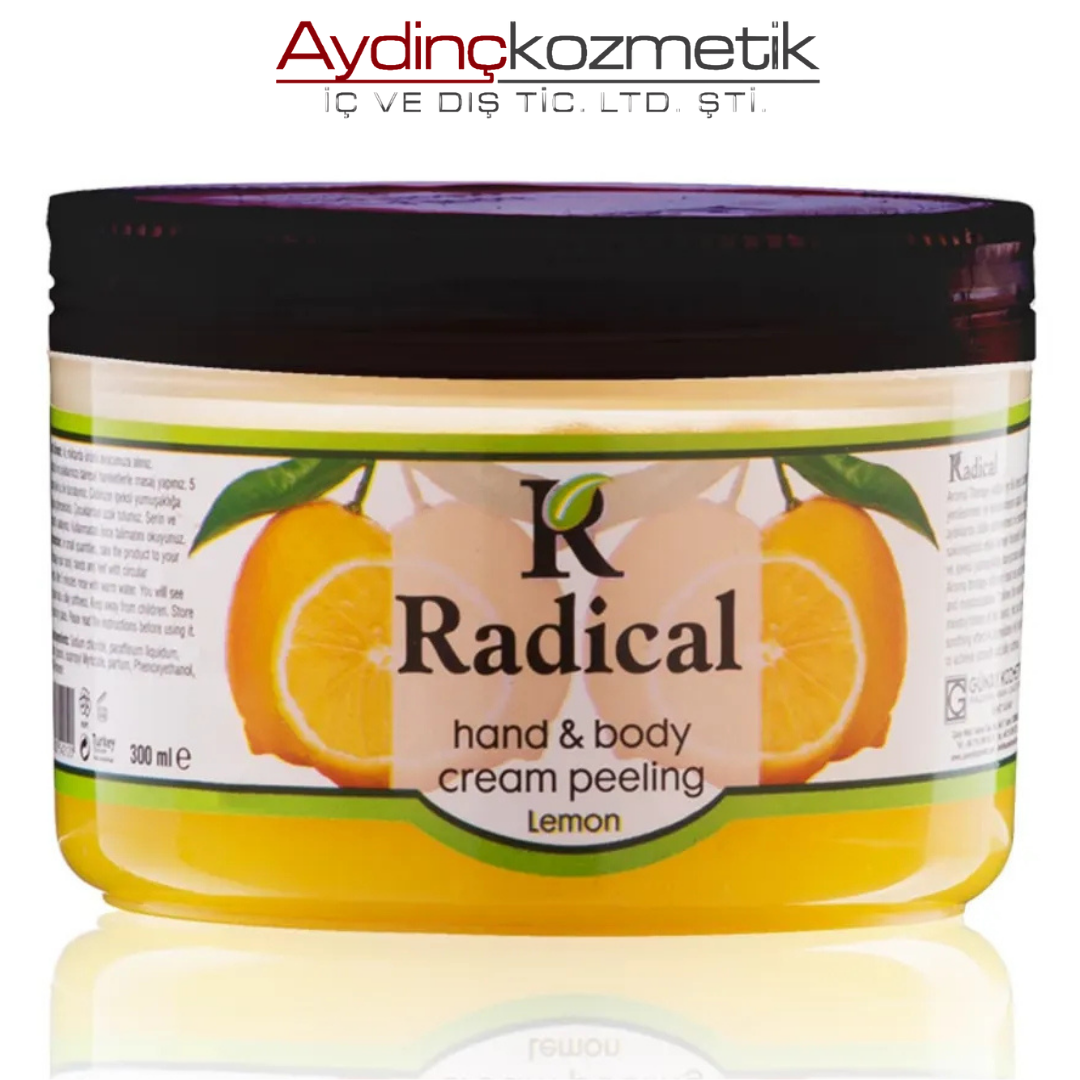 Radical Limon Özlü Krem El Ve Vücut Peelingi 300 ml