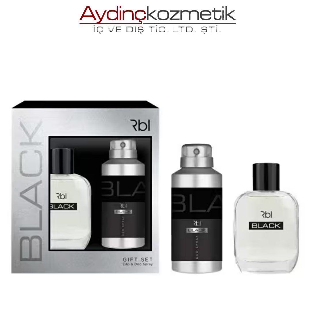 Rebul Black EDT 50 ml + Deodorant Sprey 150 ml Erkek Parfüm Seti