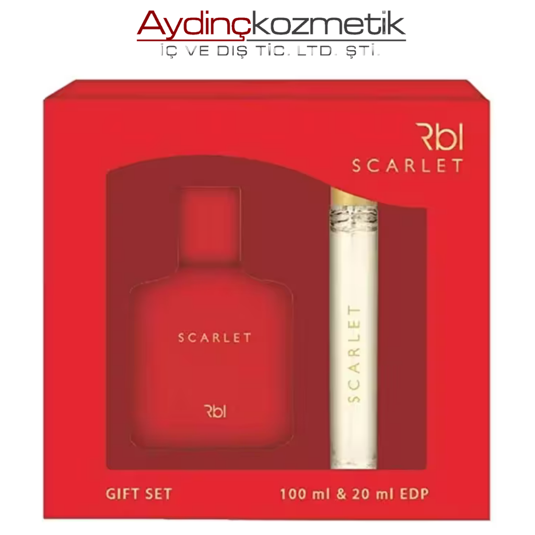 Rebul Scarlet Edt 100 ml Kadın Parfüm + 20 ml Kalem Parfüm