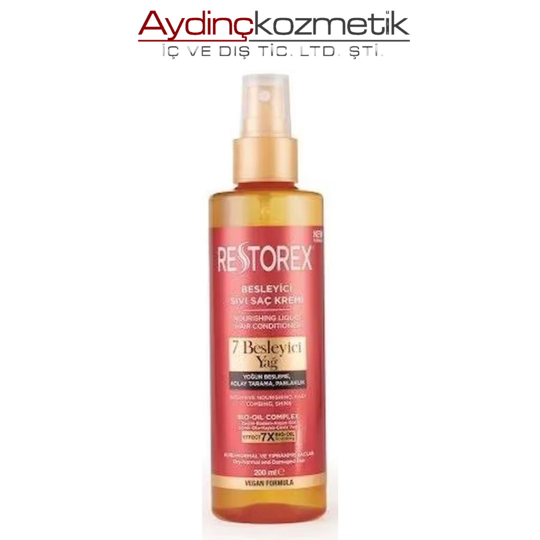 Restorex 7 Besleyici Yağ İçerikli Sıvı Saç Bakım Kremi 200 ml