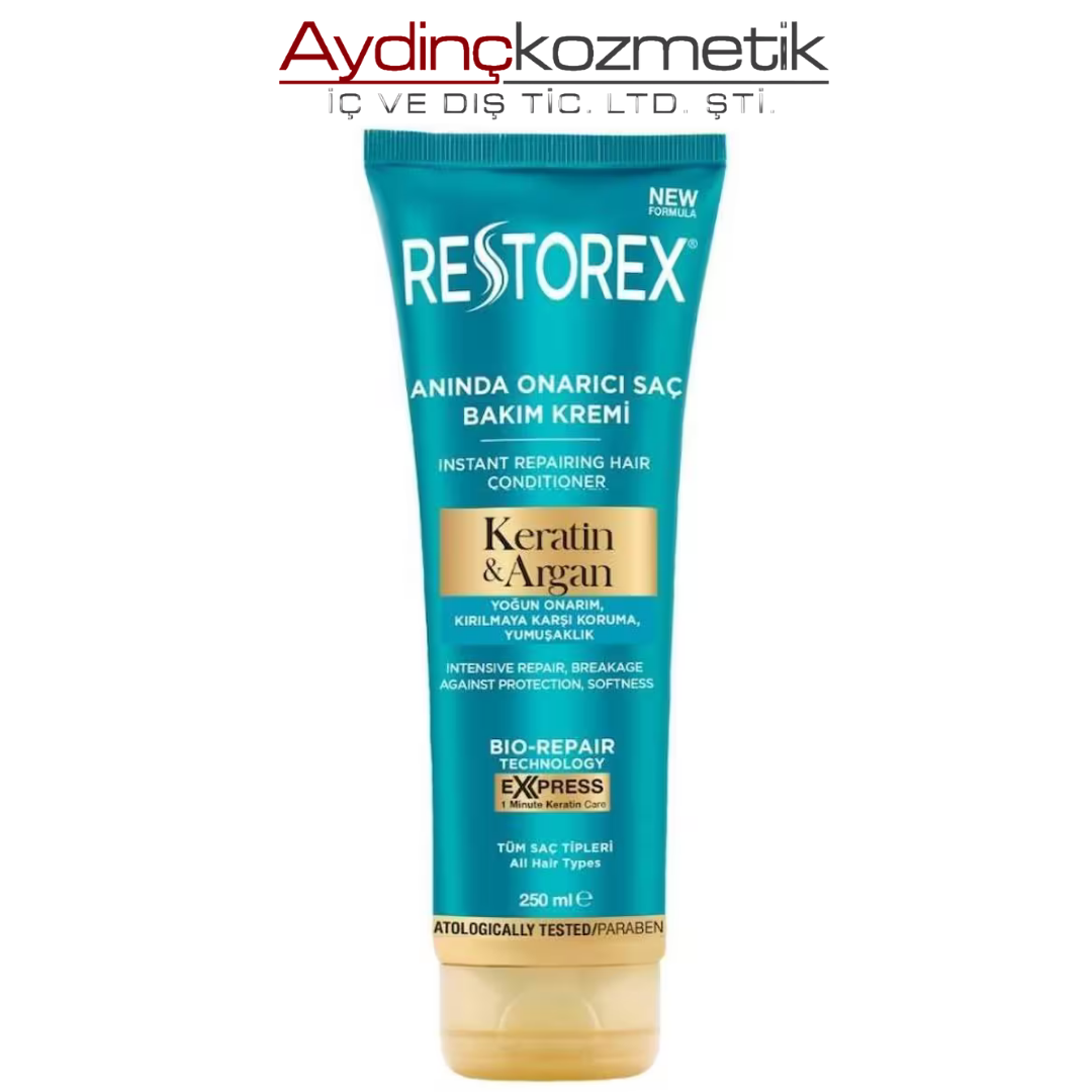 Restorex Keratin & Argan Anında Onarıcı Saç Bakım Kremi 250 ml
