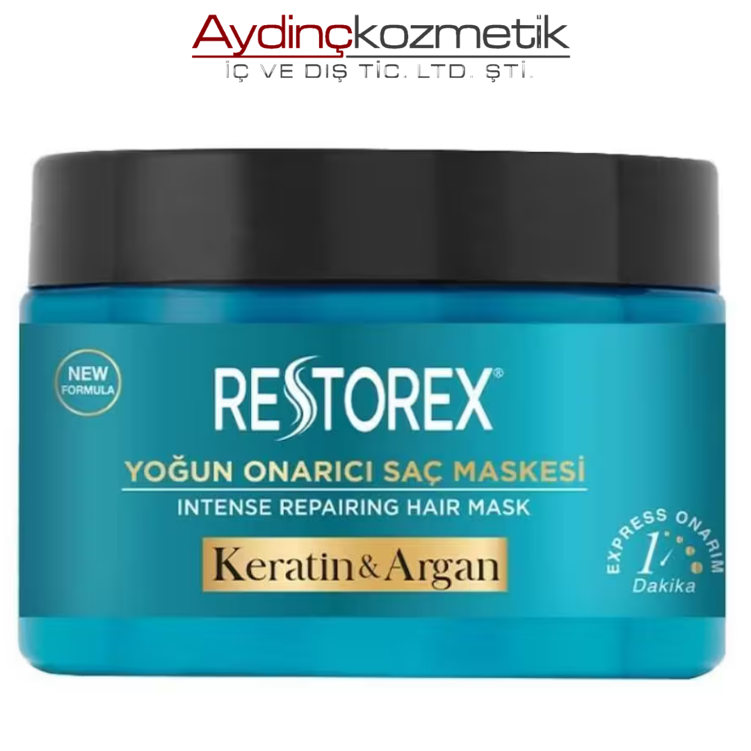 Restorex Keratin & Argan Yoğun Onarıcı Saç Maskesi 300 ml