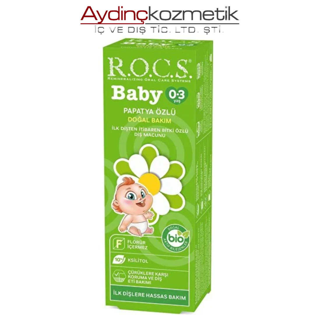 Rocs Baby Macunu Papatya