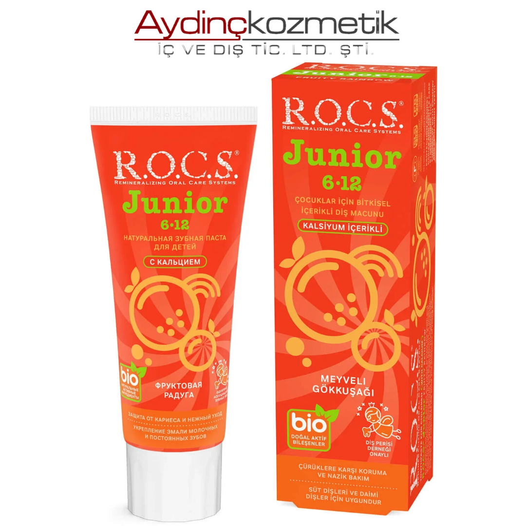 Rocs Junior 6-12 Gokkusagi Mey. Diş Macunu