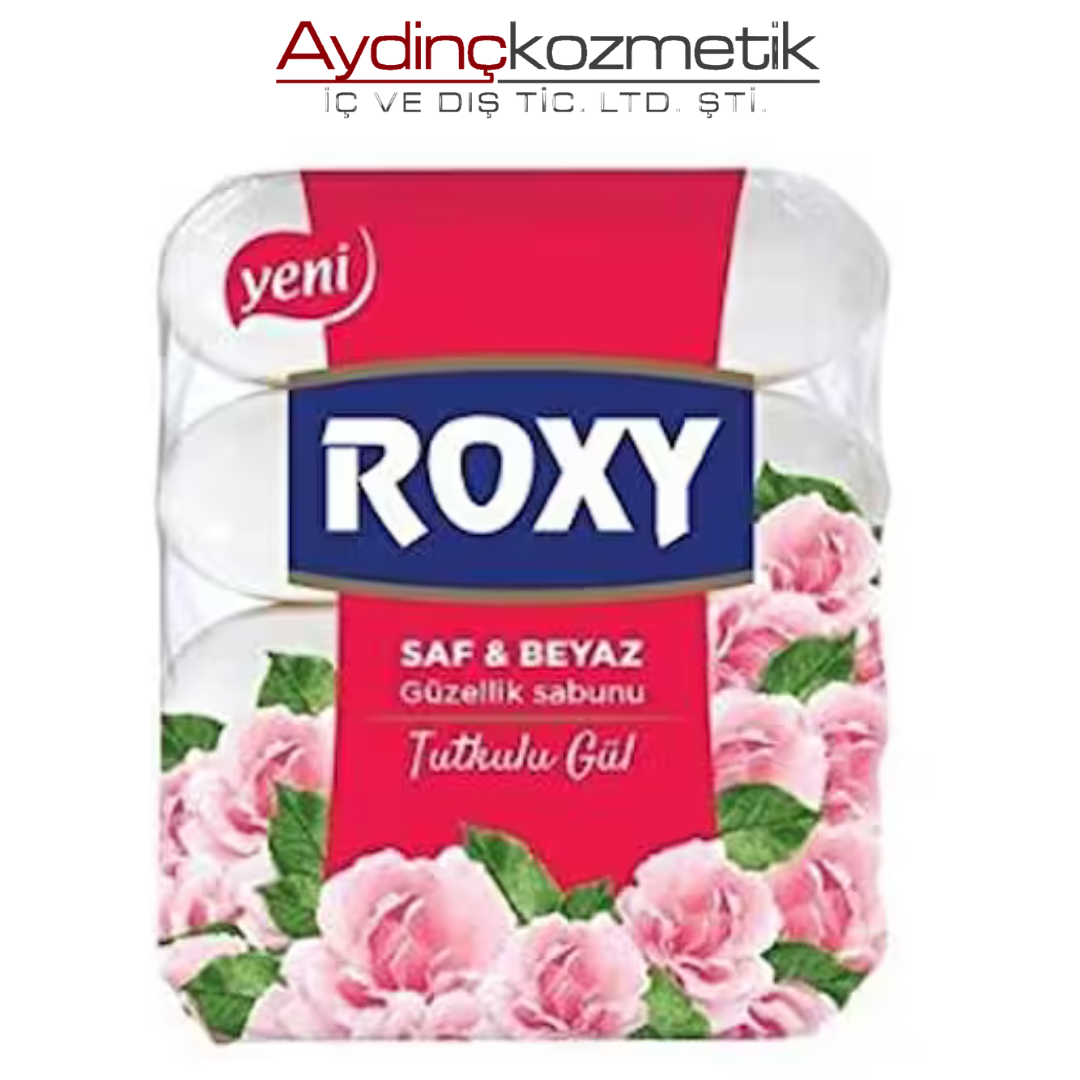 Roxy Güzellik Sabunu 4lü Tutkulu Gül 70G 