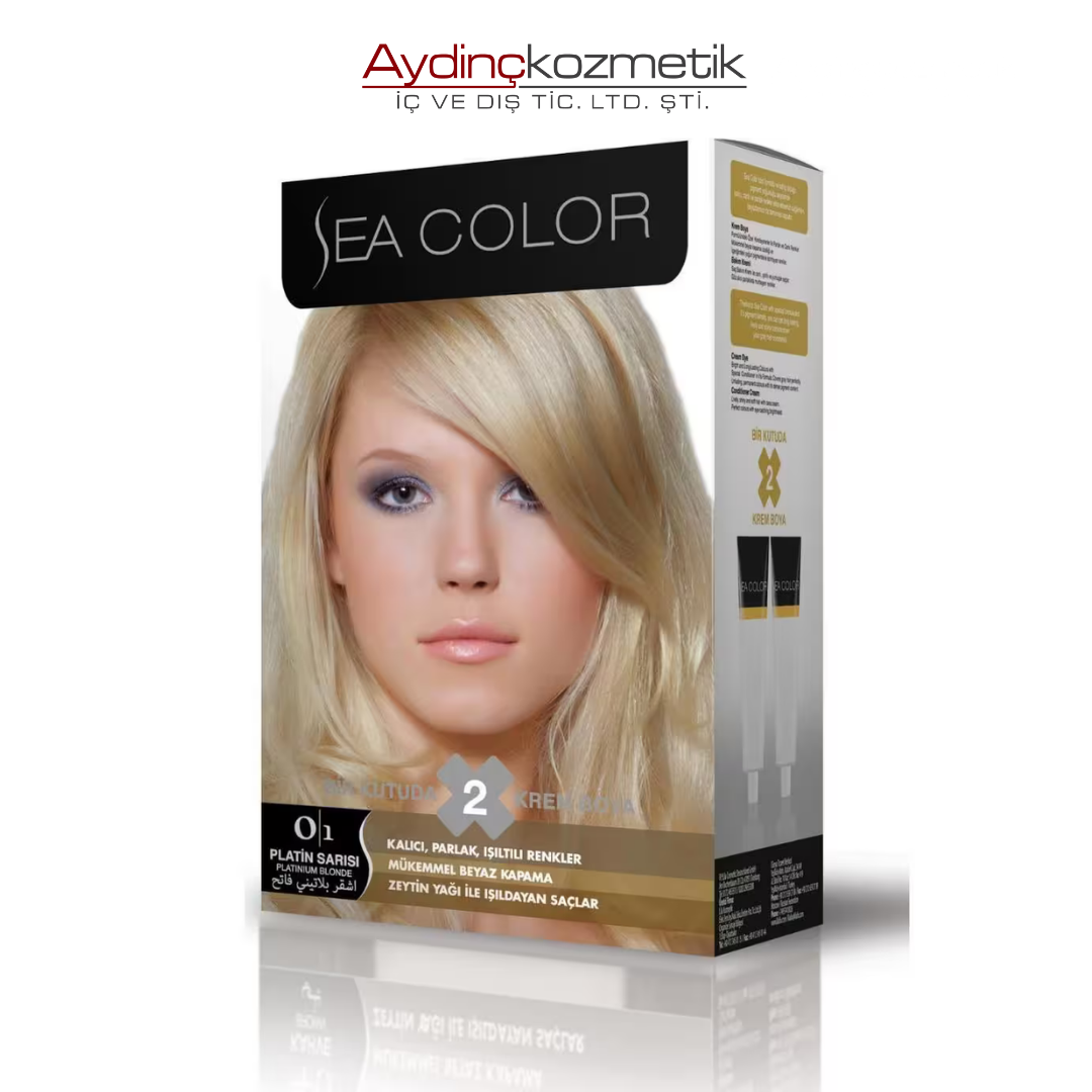 Sea Color 0.1 Platin Sarısı Saç Boyası