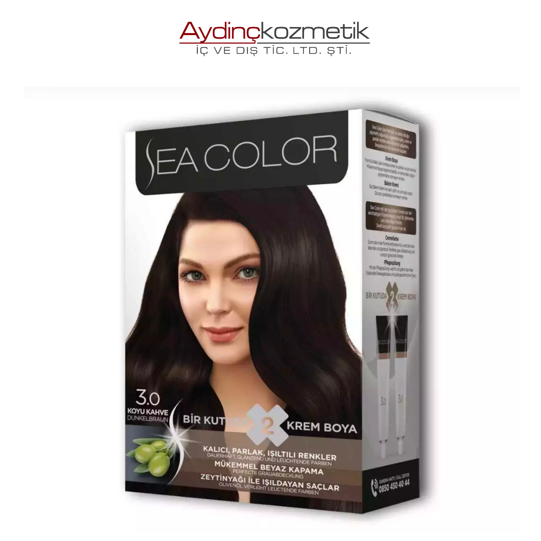 Sea Color 3.0 Koyu Kahve Saç Boyası