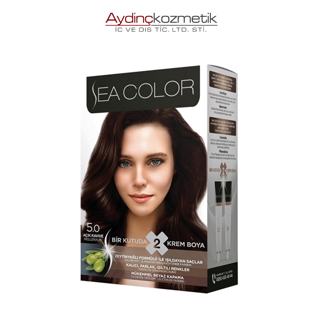 Sea Color 5.0 Açık Kahve Saç Boyası