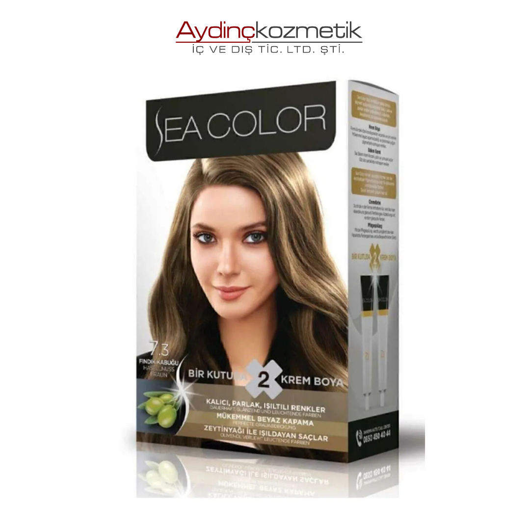 Sea Color 7.3 Fındık Kabuğu Saç Boyası