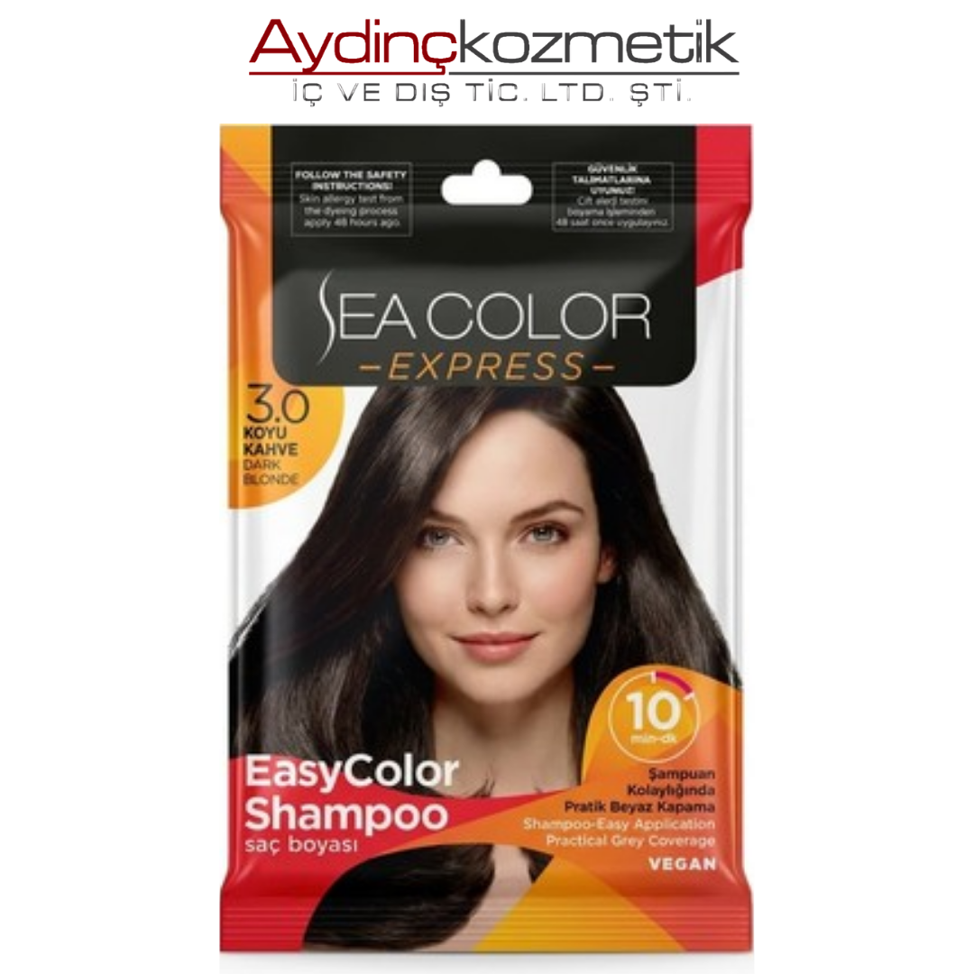 Sea Color Express Boya 30 ml 3.0 Koyu Kahve