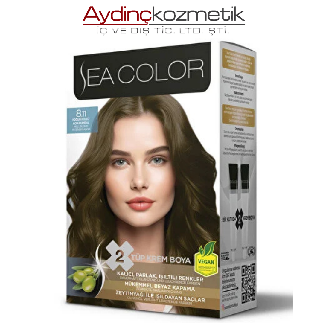 Sea Color Saç Boyası Set 8.11
