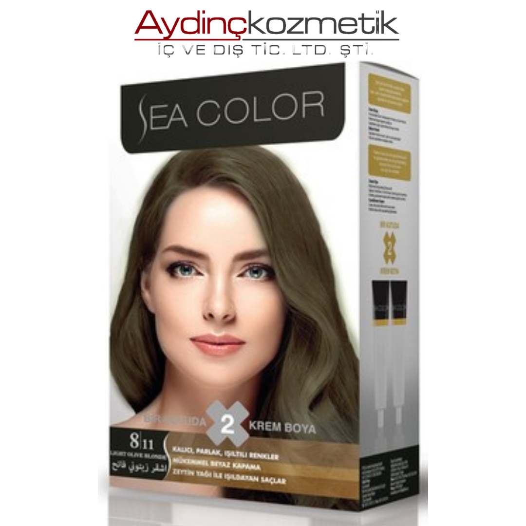 SEA COLOR SET 8.11 Yoğun küllü açık kumral