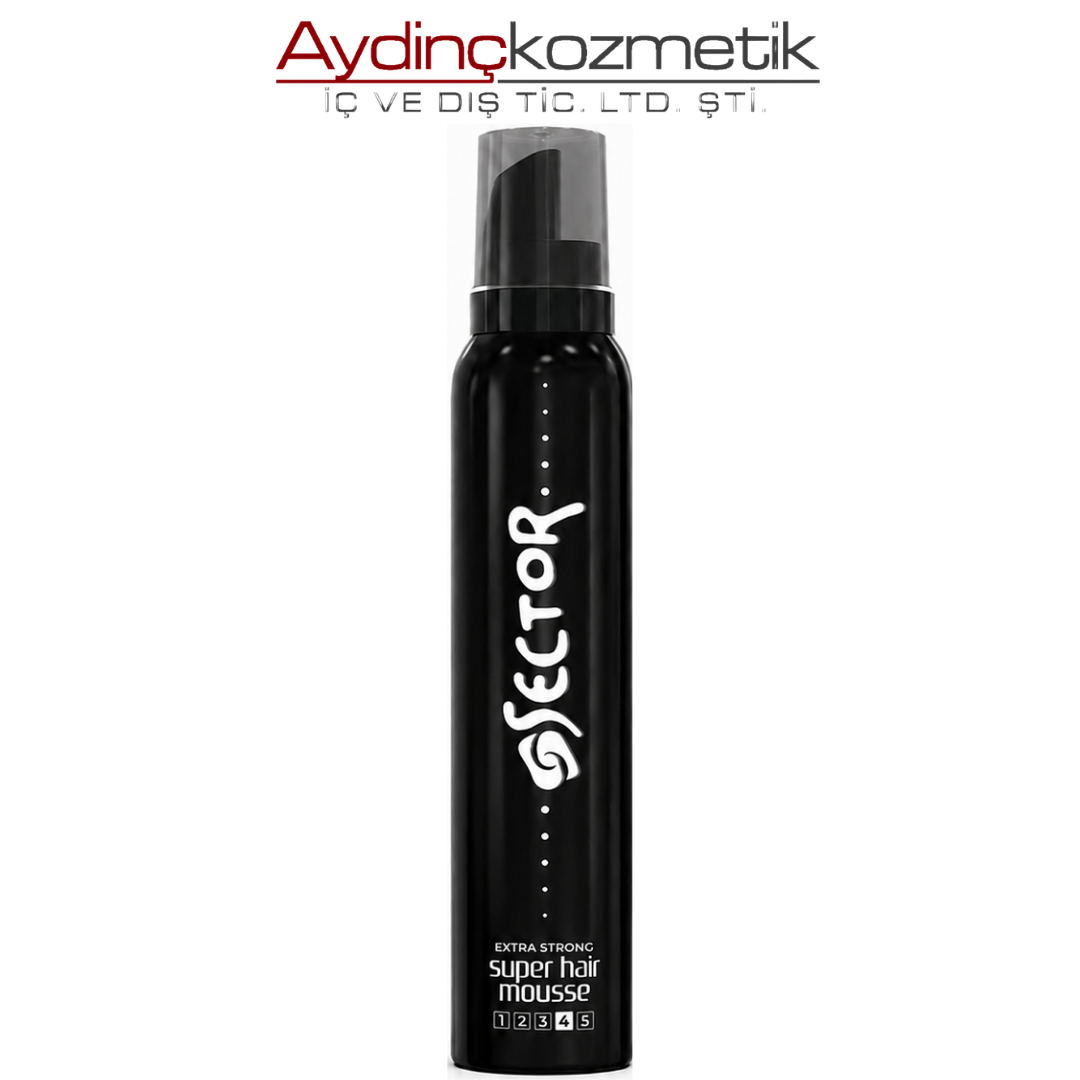 Sector Saç Köpüğü 200 ml Ekstra Güçlü Siyah