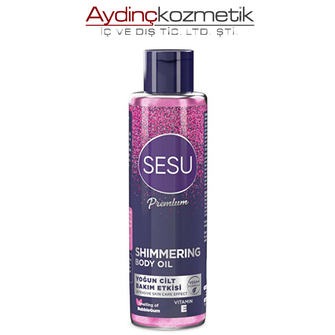 Sesu Simli Cilt Bakım Yağı 150ML