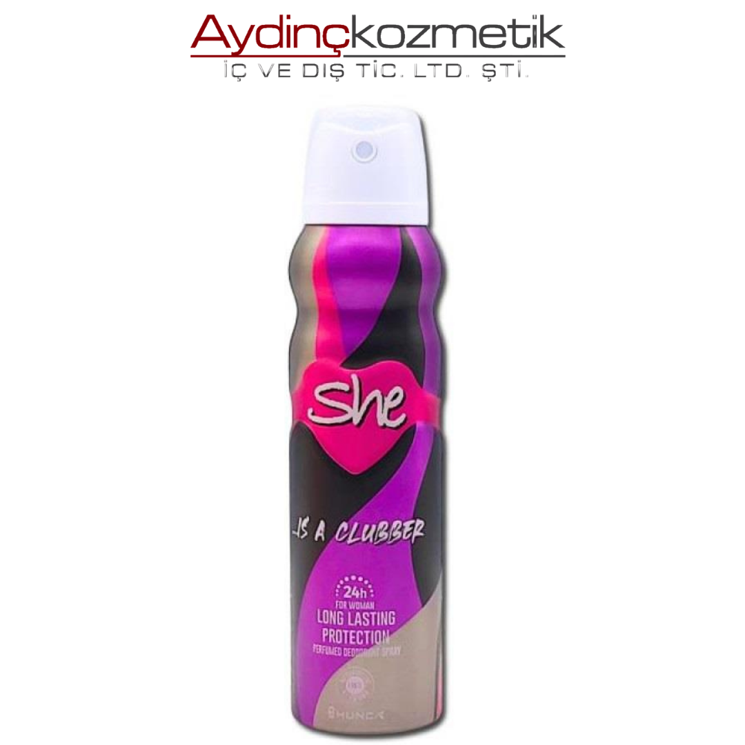 She Clubber Kadın Deodorant 150ml