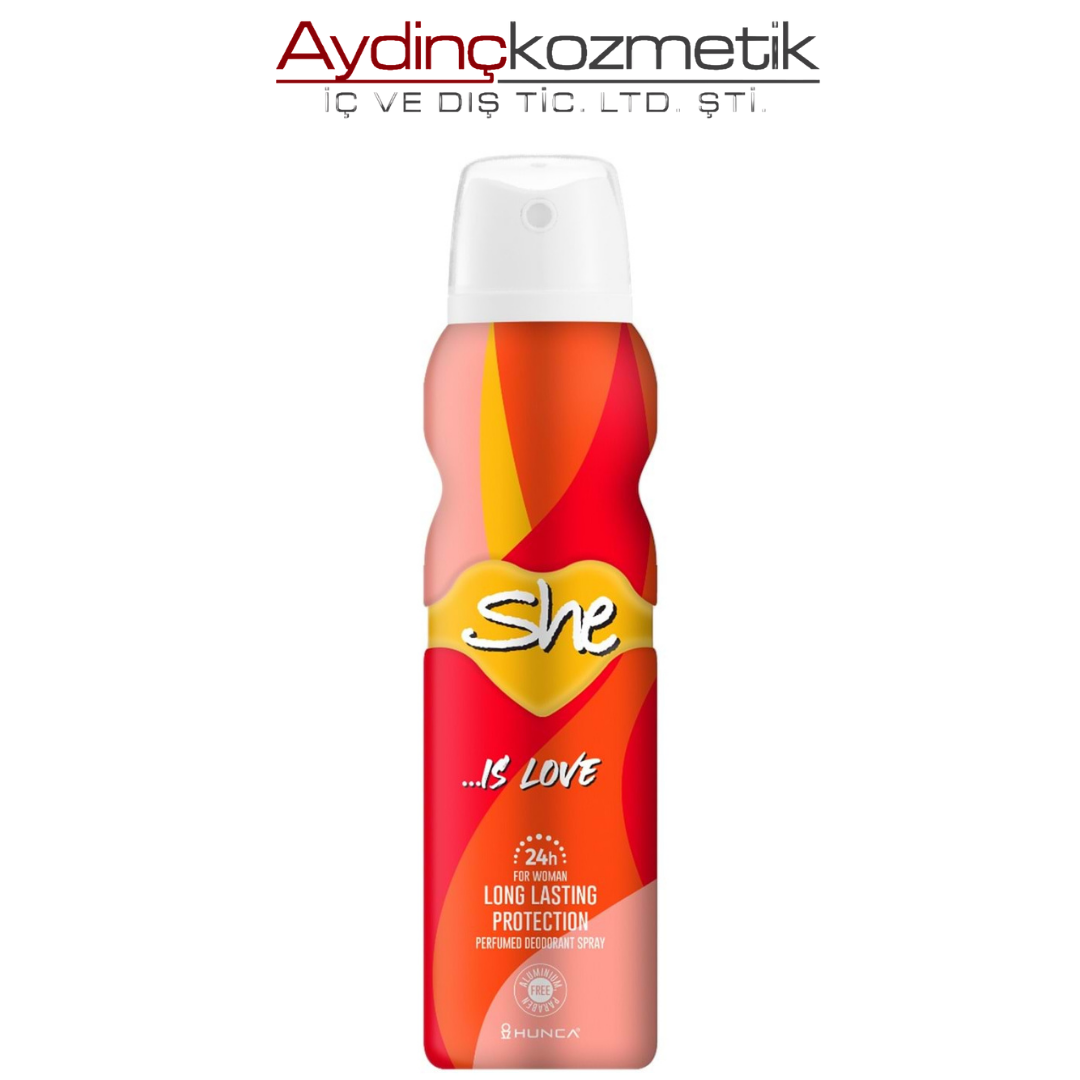 SHE DEODORANT IS LOVE 150 ML