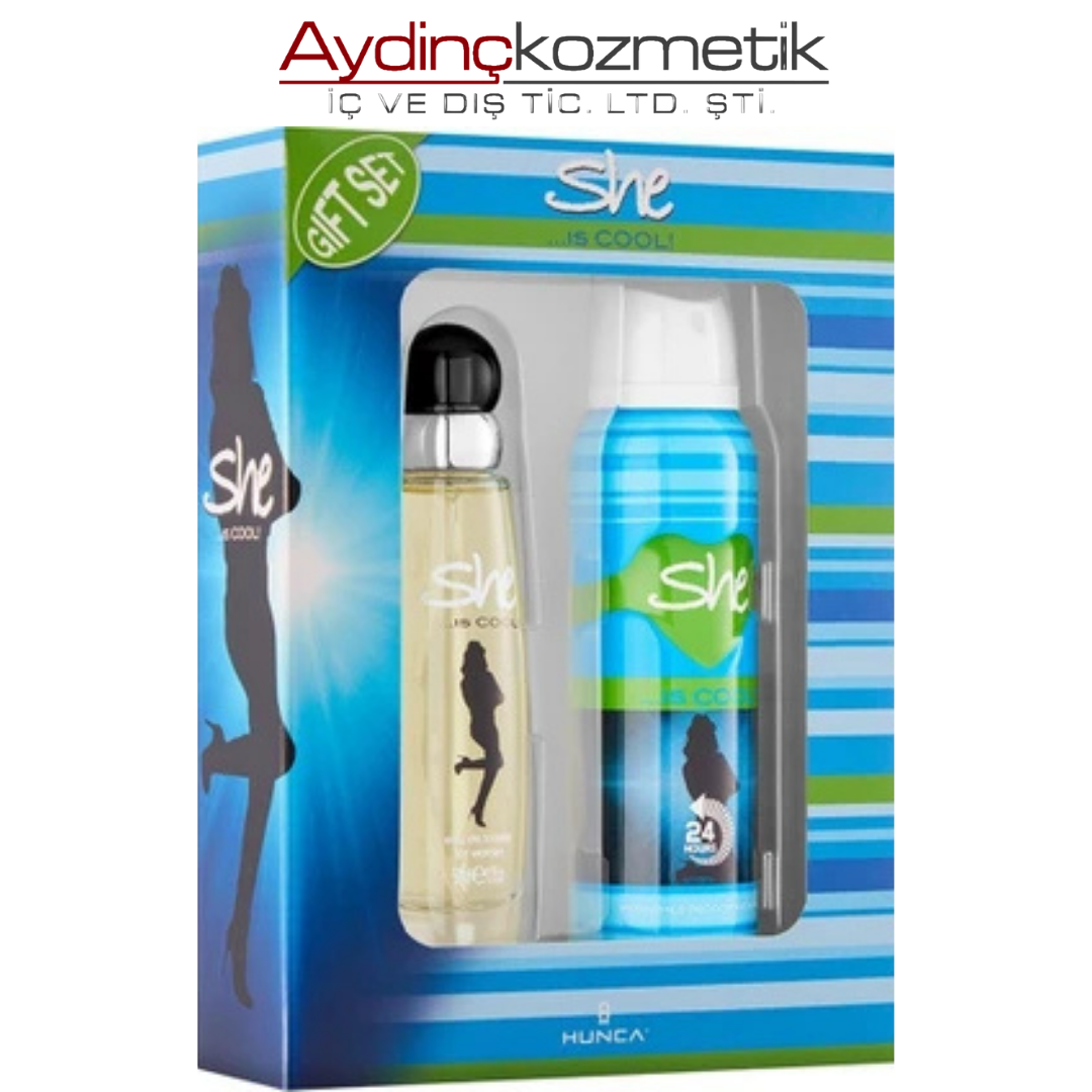 SHE SET EDT+DEO IS COOL