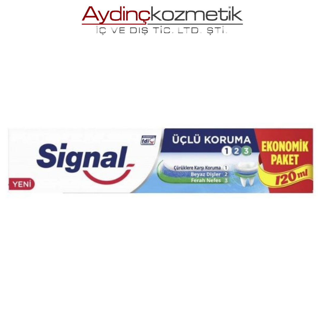 Si̇gnal Di̇ş Macunu 120ml Üçlü Koruma Eko 
