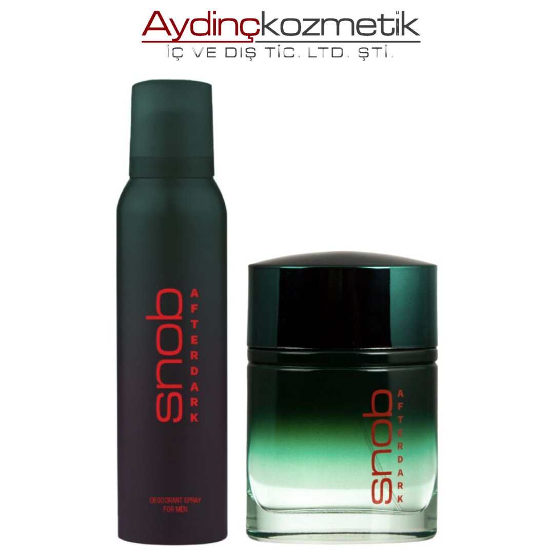 Snob Afterdark Edt&deodorant Spray For Men