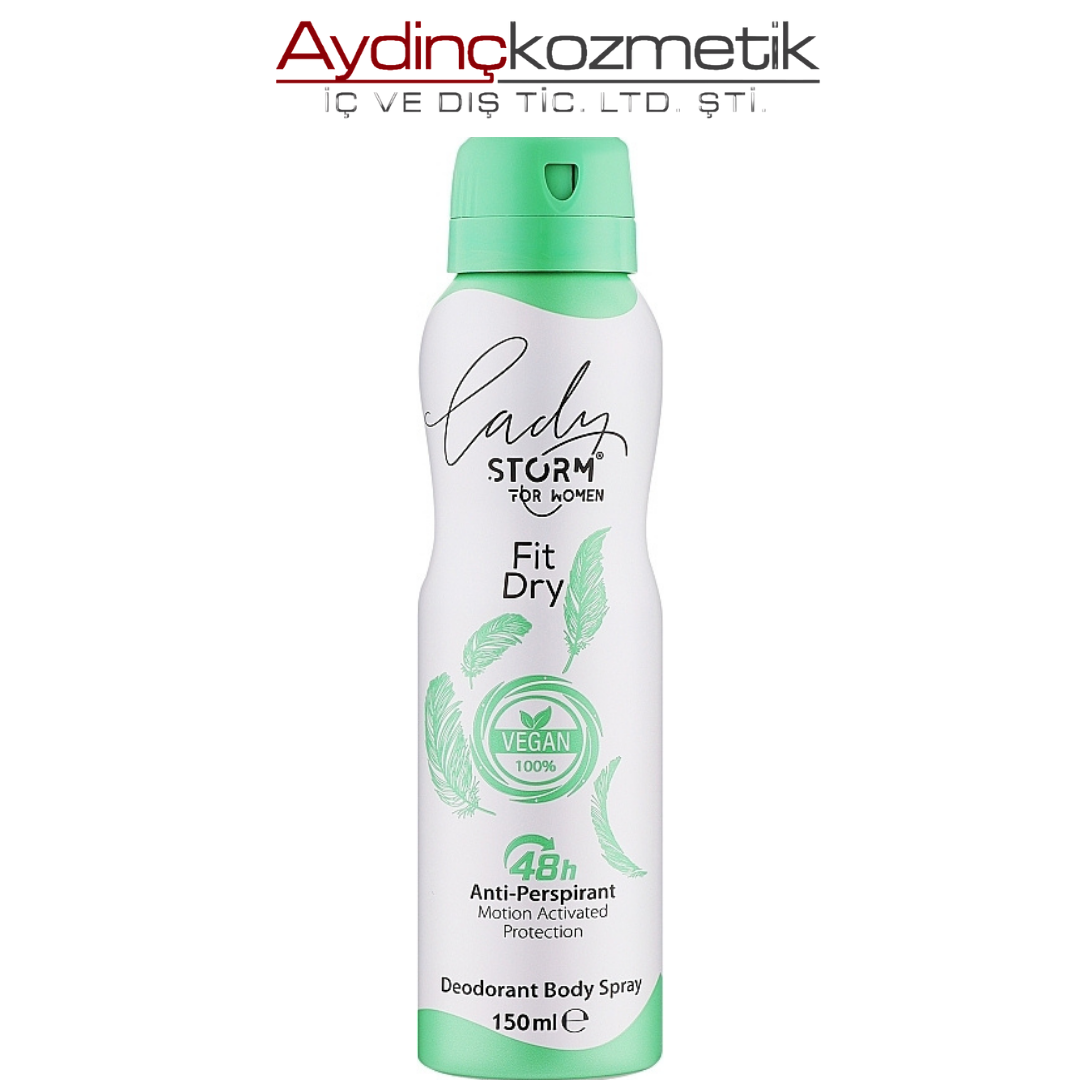 Storm Lady Deo Fıt Dry Vegan 150 Ml (New)