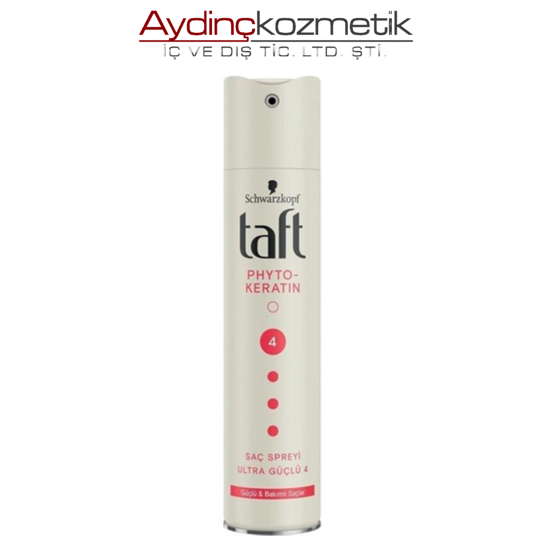 Taft Saç Spreyi 250ml Keratin Ultra No4