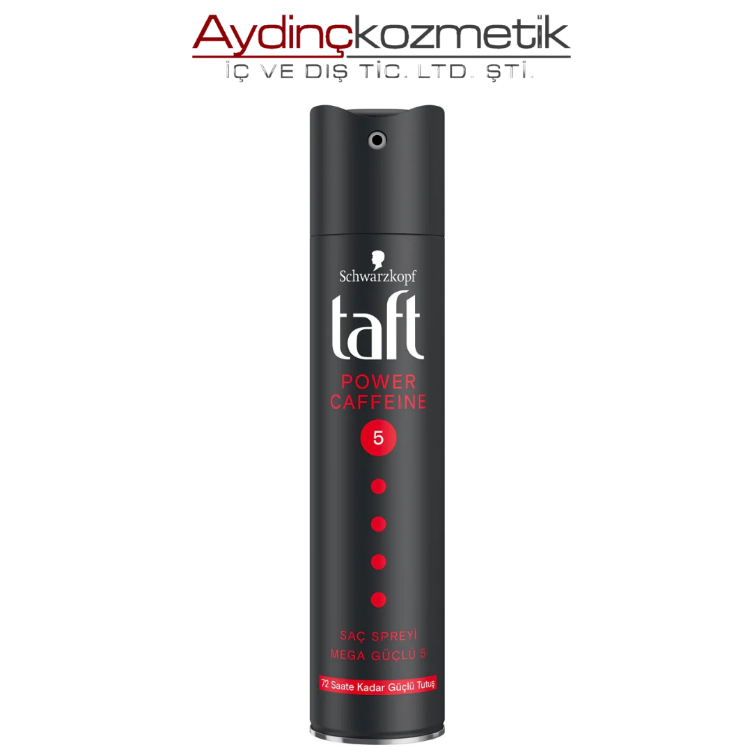 Taft Saç Spreyi̇ 250ml Power Caffeine 