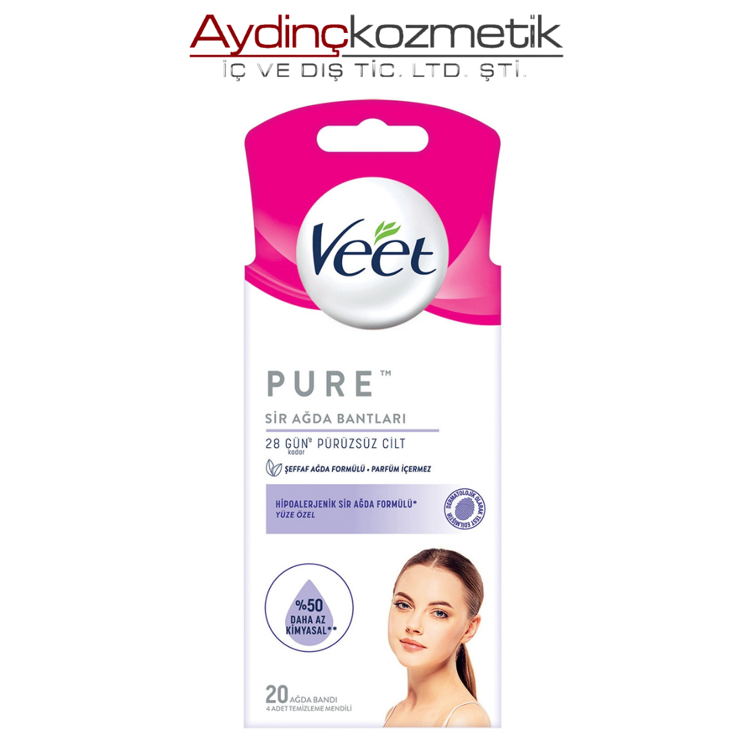 Veet Ağda Bandi Yüz Bölgesi̇ 20li̇ Pure 