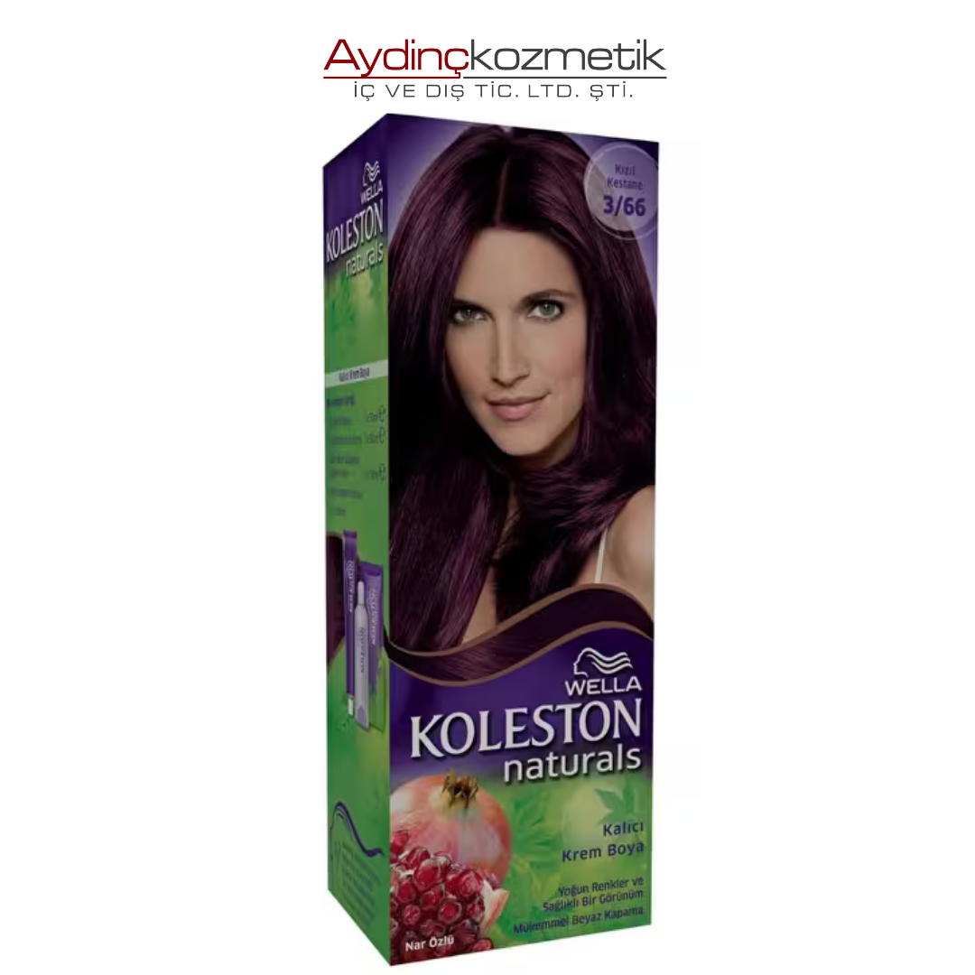 Wella Koleston Naturals Maxi 3/66 Kızıl Kestane