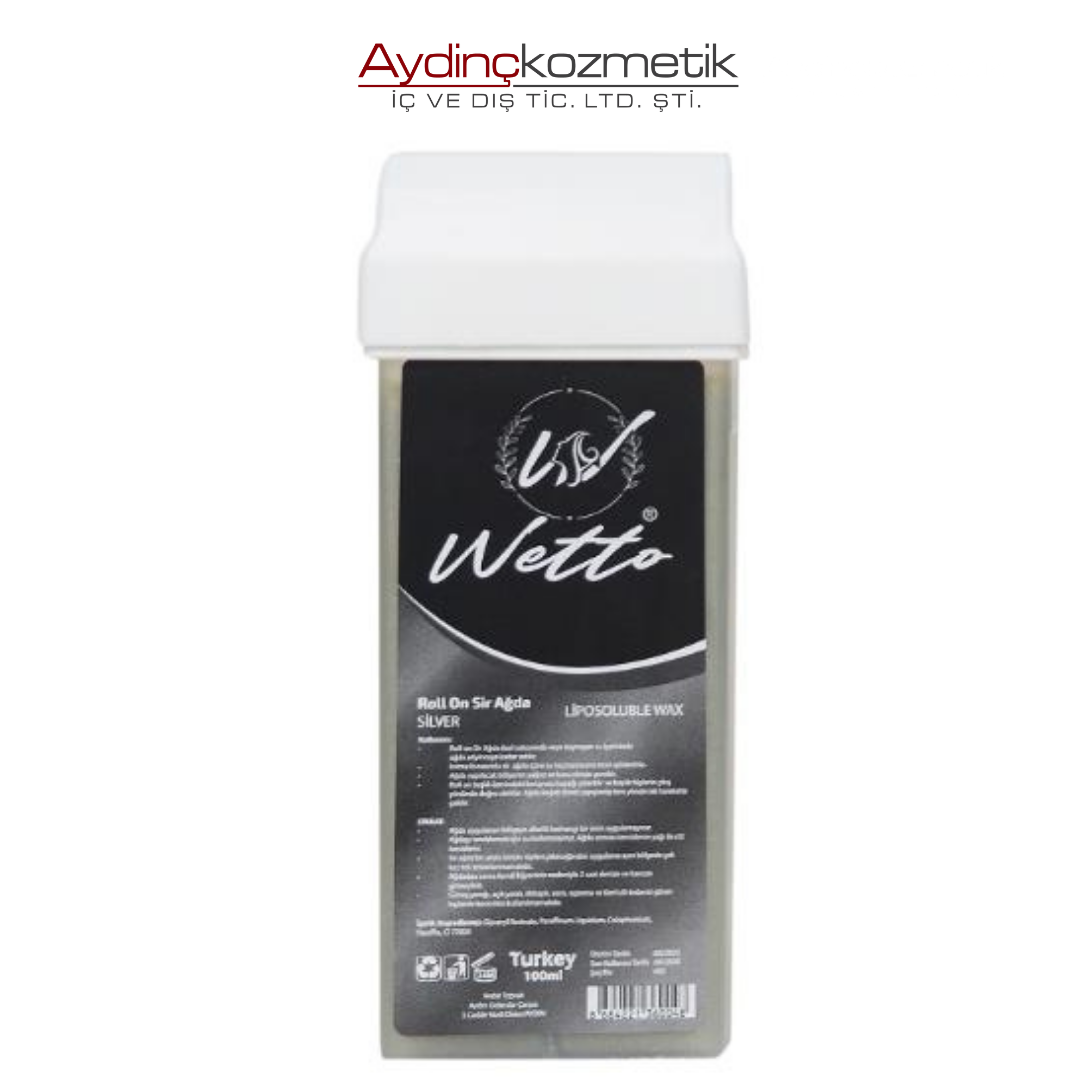 Wetto Rollon Kartuş 100 ml Silver