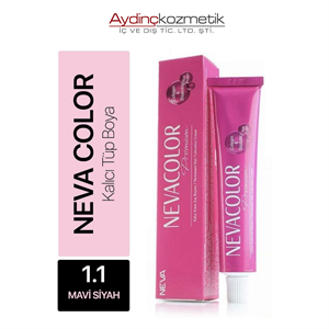 Neva Color Tüp Saç Boyası 1.1 Mavi Siyah 50 ml