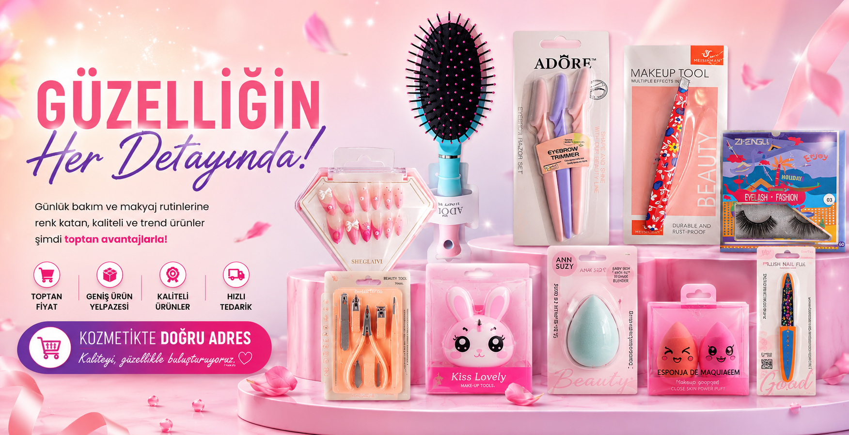 Toptan Makyaj Aksesuarları