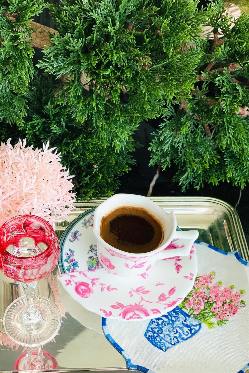 Mimoza Kokteyl Peçetesi-Pembe