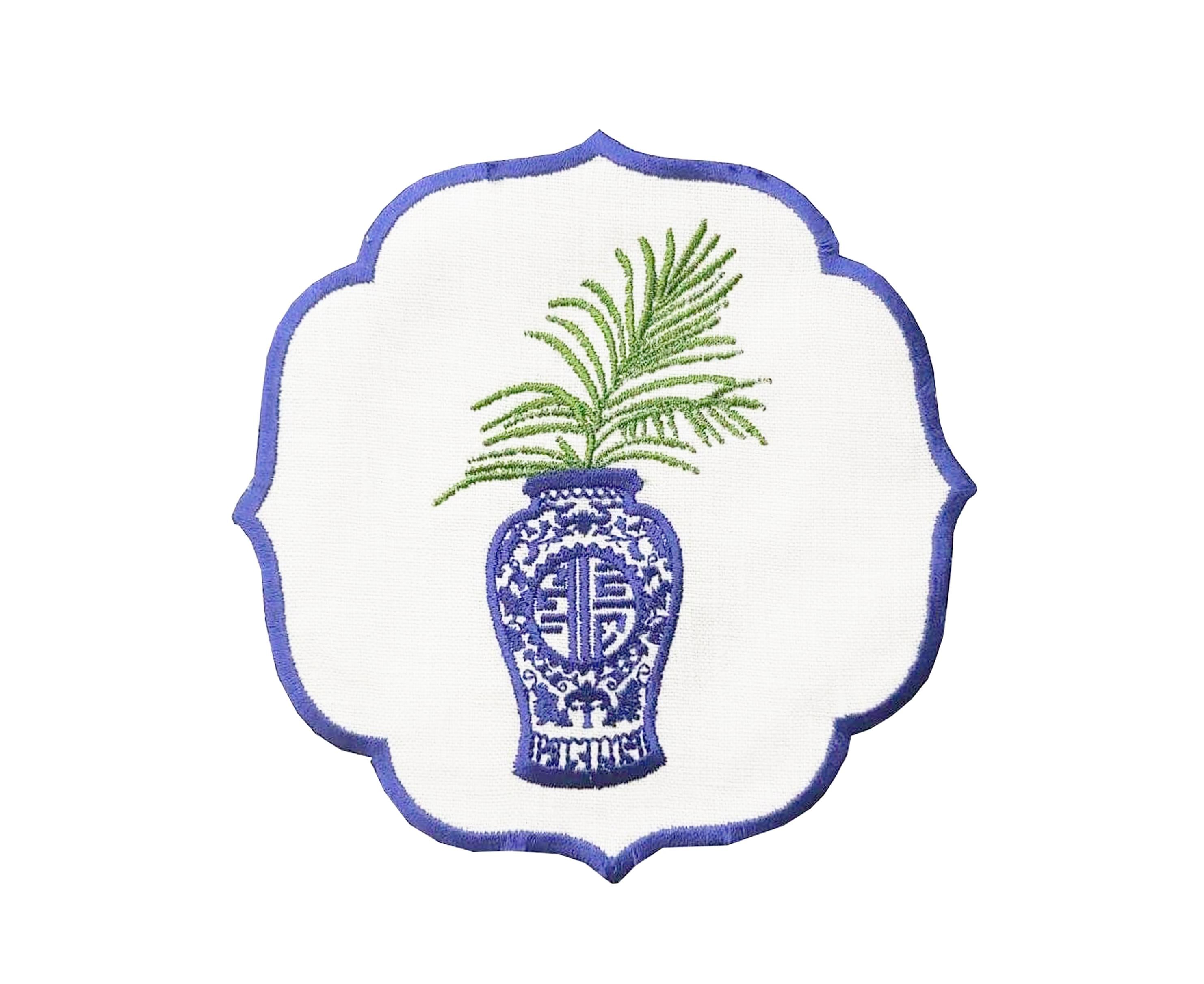 Blue Blanc Yaprak Kokteyl Peçete