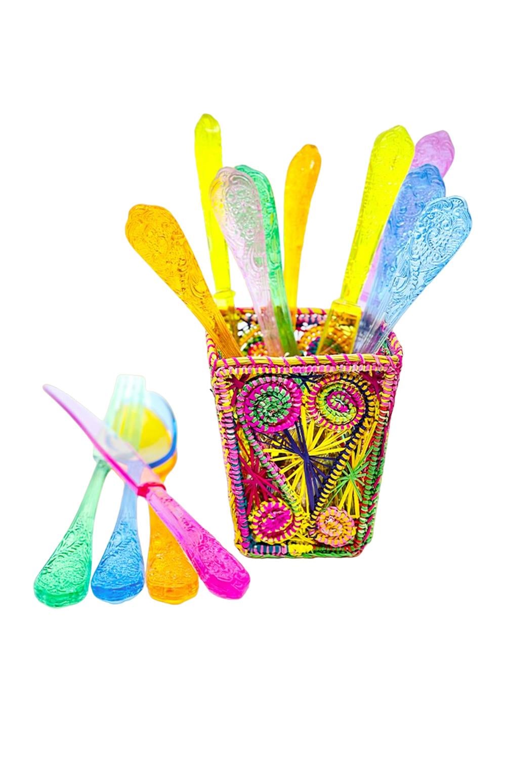 Hasır Kaşıklık (Renkli)