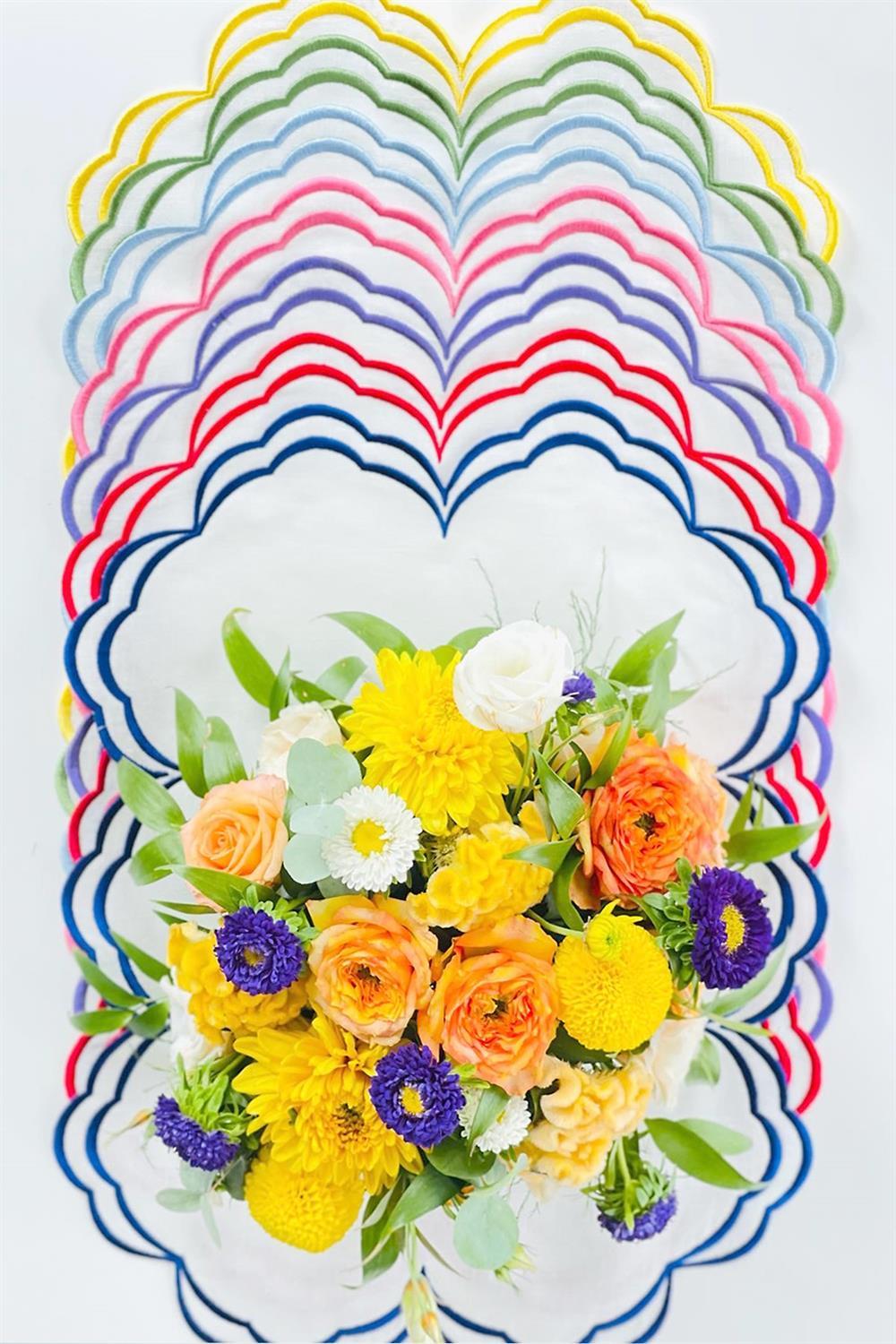 Karışık Renk Amerikan Servis