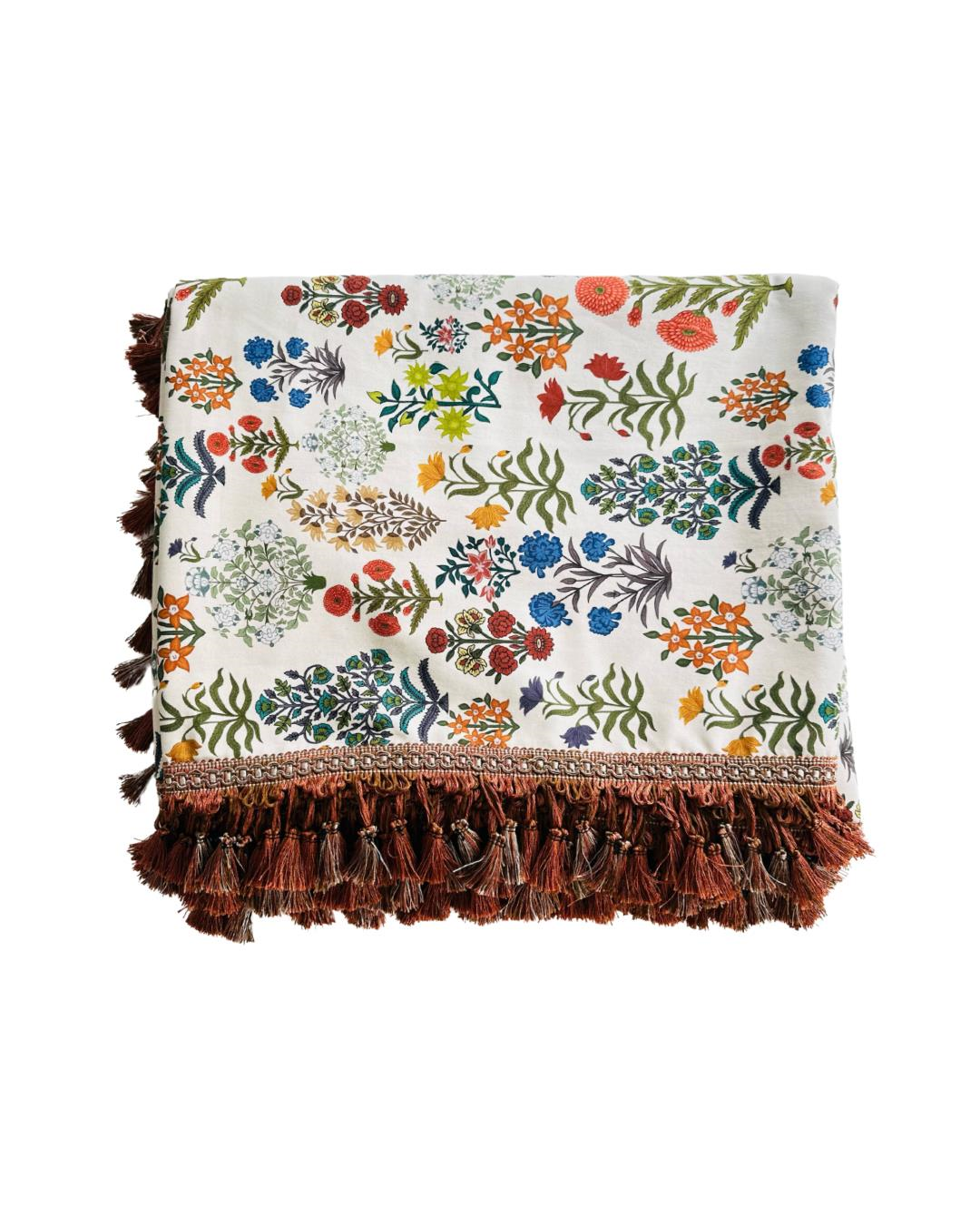 Ottoman Püsküllü Masa Örtüsü