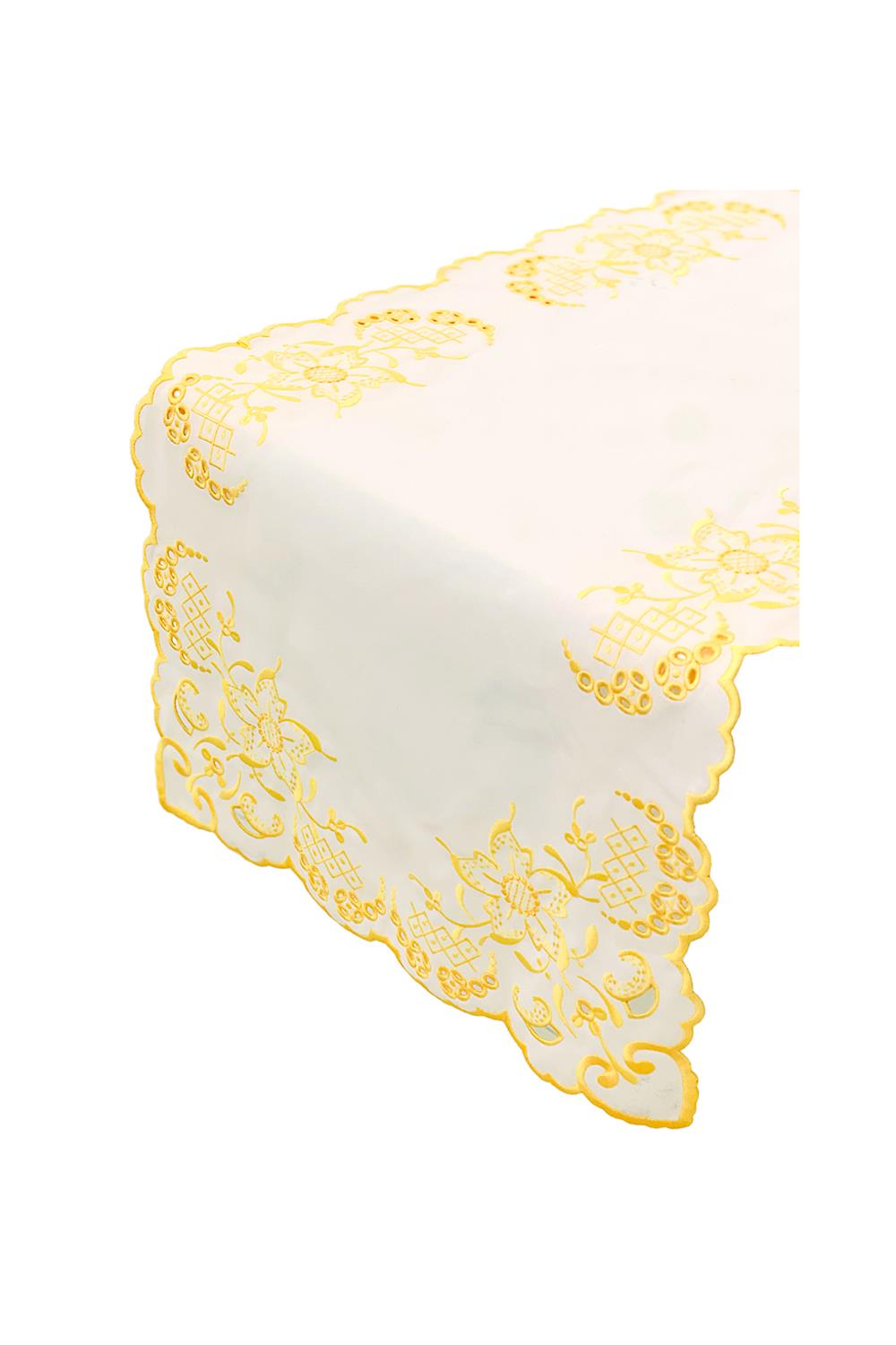 Romantik Runner -Sarı& Beyaz