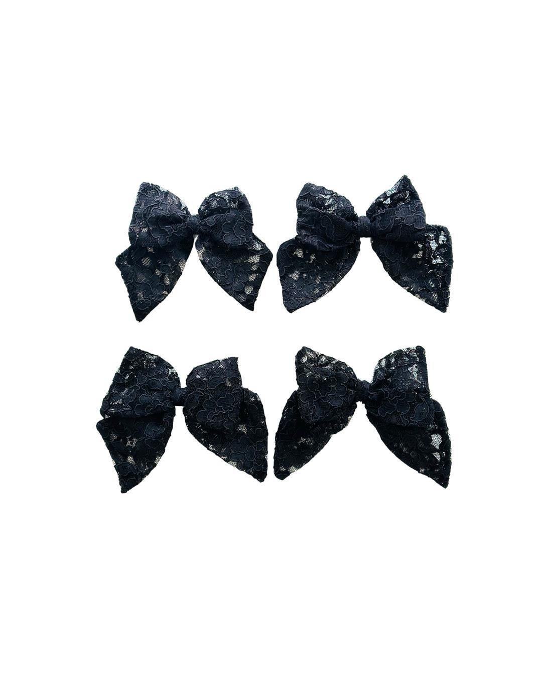 Siyah Dantel Peçete Halkası