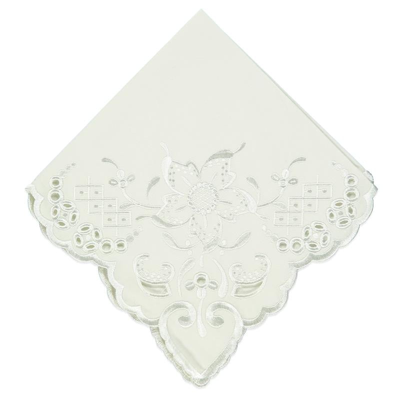 Beyaz Romantik Yemek Peçetesi