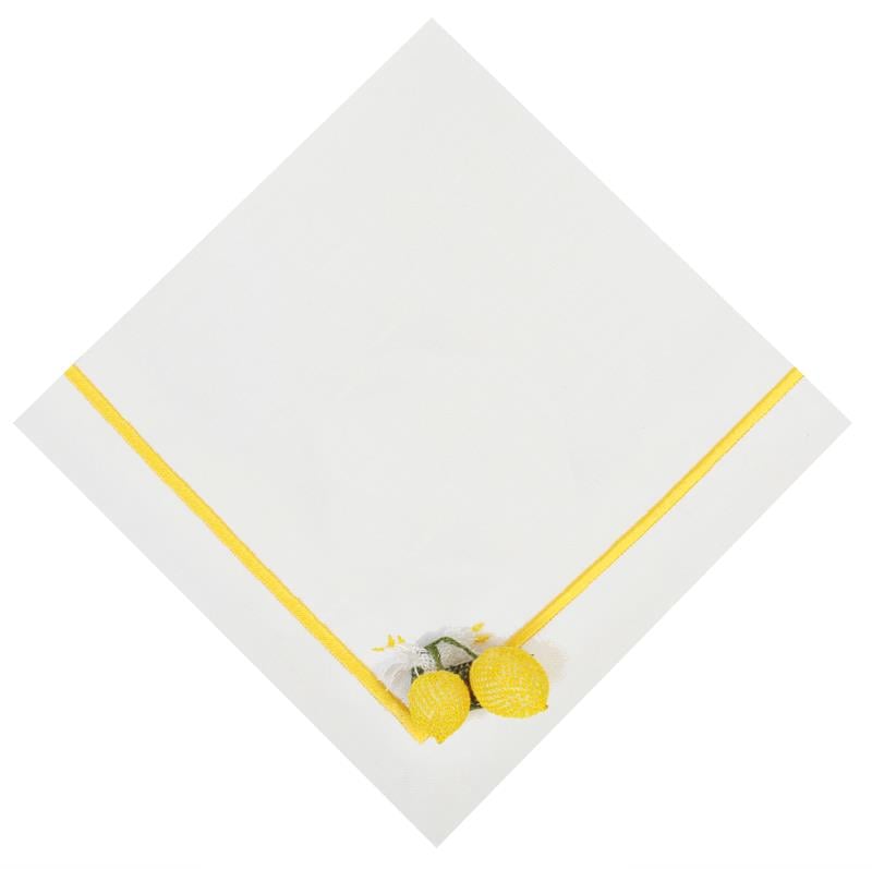Handmade Dinner Napkin-Lemon