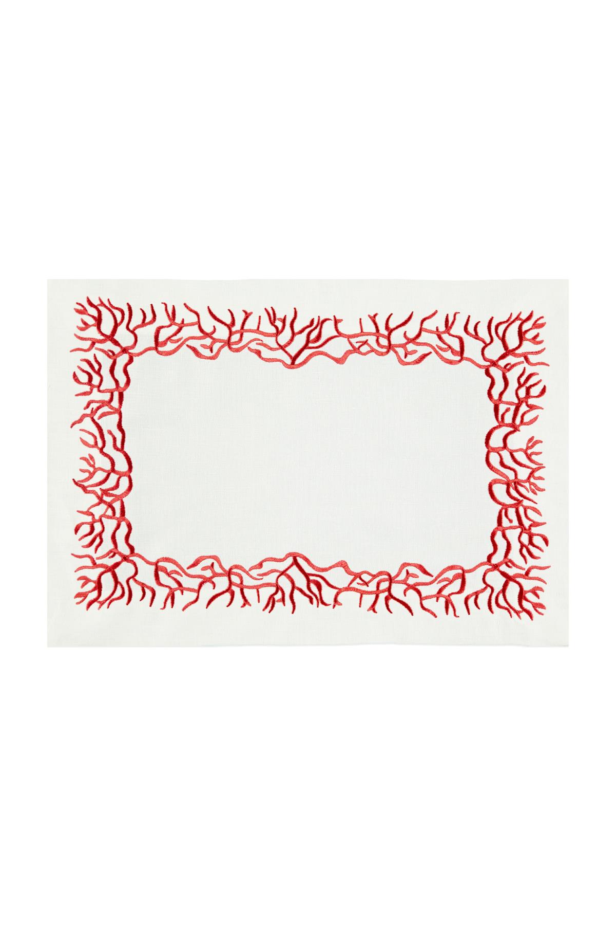 Kırmız Desen Amerikan Servis