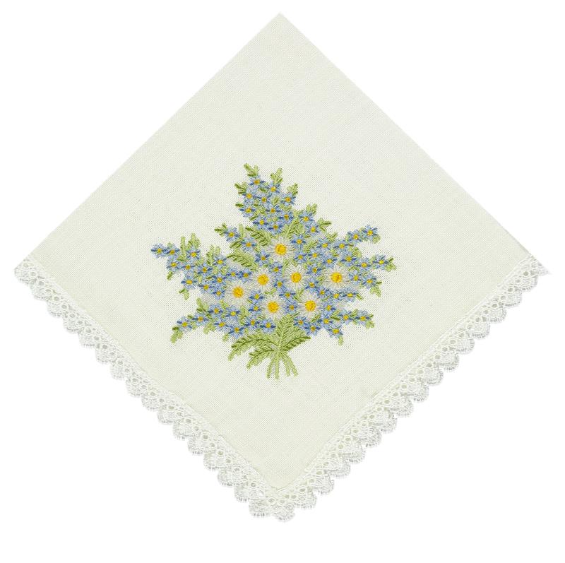 Mavi Papatya Yemek Peçetesi