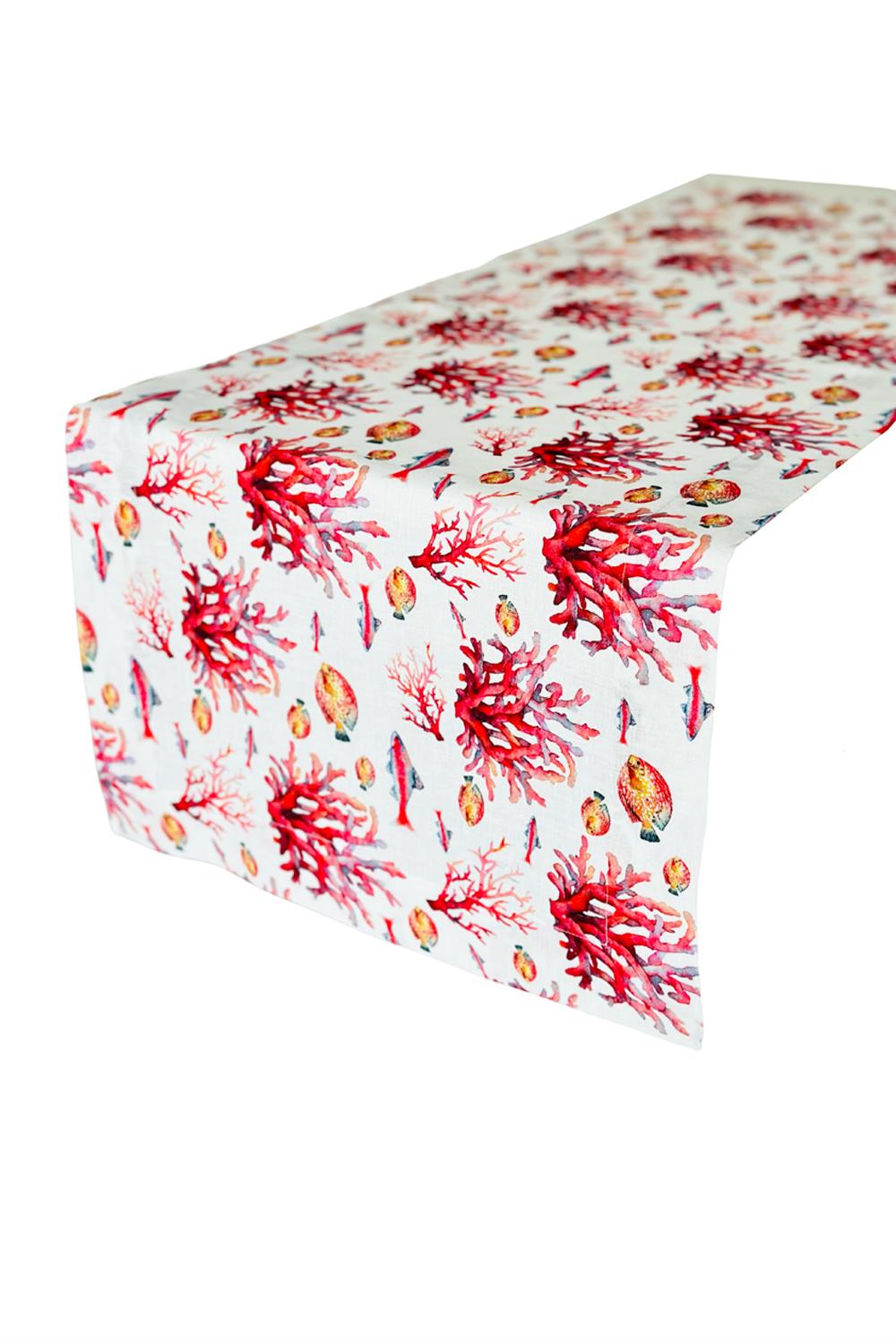 Mercan Baskılı Runner