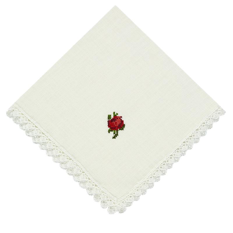 Mini Çarpı Gül Yemek Peçetesi