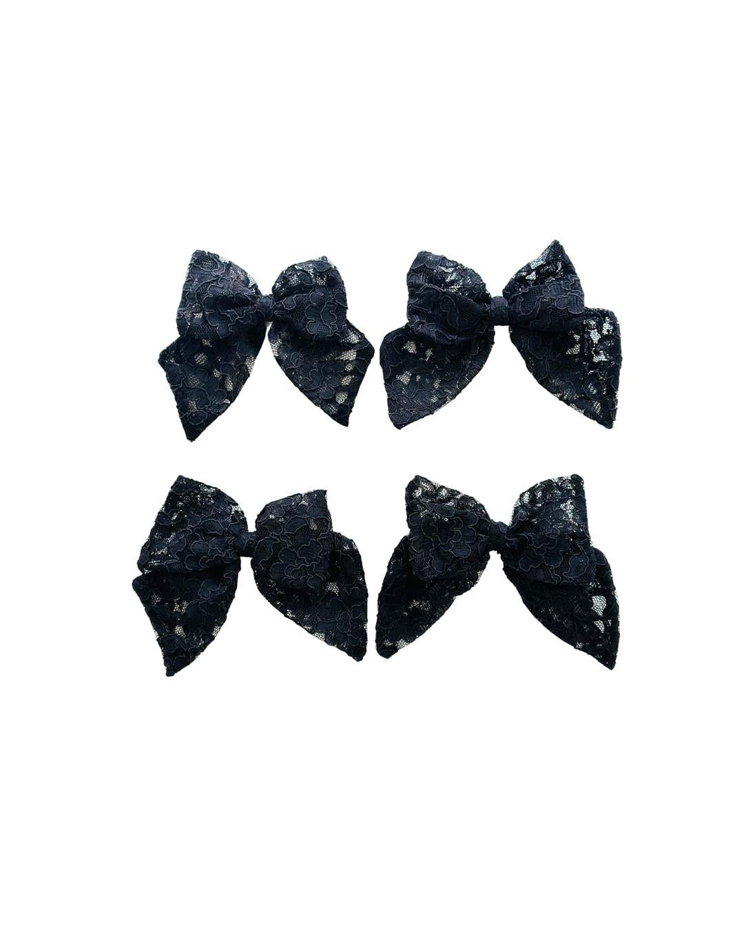 Siyah Dantel Peçete Halkası